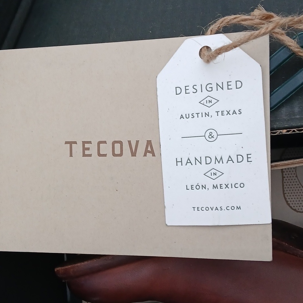 Tecovas The PENNY Brown Leather Cowboy Boots Sz 9.5 - Picture 13 of 16